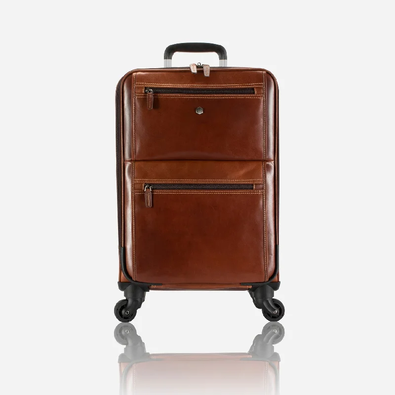 Oxford 4 Wheel Cabin Trolley 50cm, Tobacco