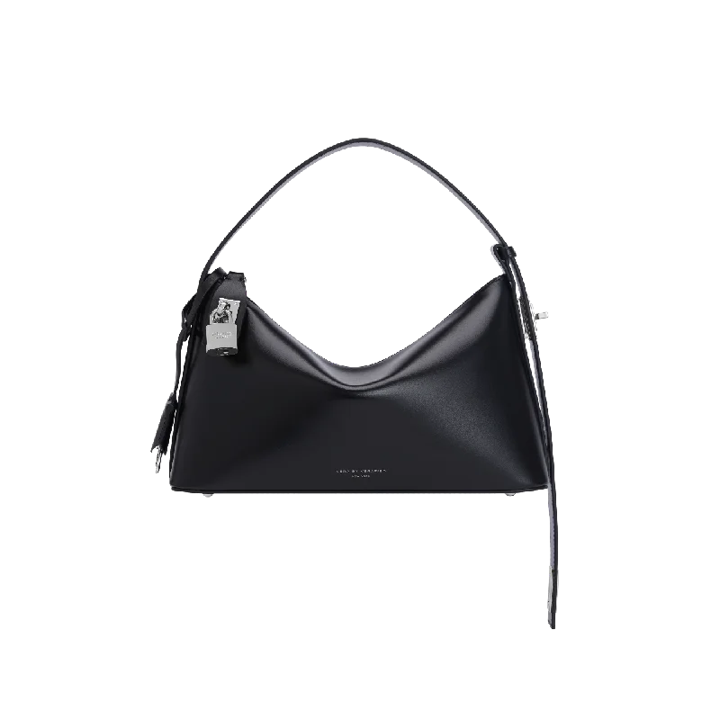 Silver Black Hobo Bag (Pre-Order Only. Will Ship Aug.29th)