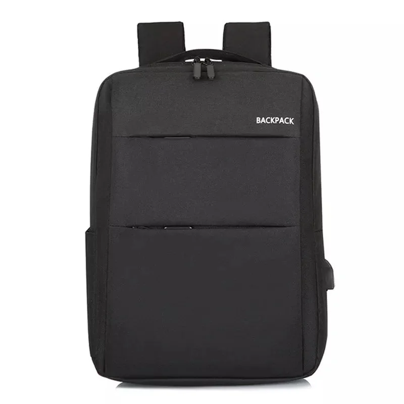 Black School Bag  Men & Women  Without Usb Port 4011