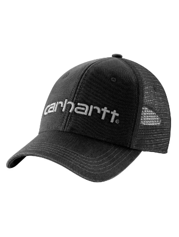 Canvas Mesh-Back Logo Graphic Cap