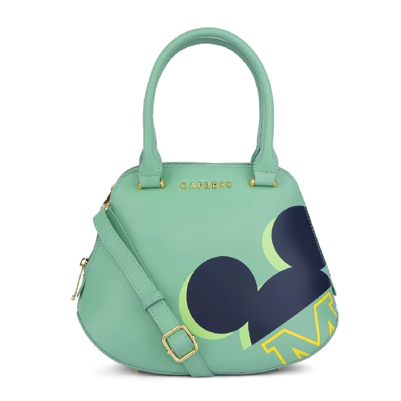 Caprese Disney Inspired Printed Mickey Mouse Collection Satchel Medium Handbag