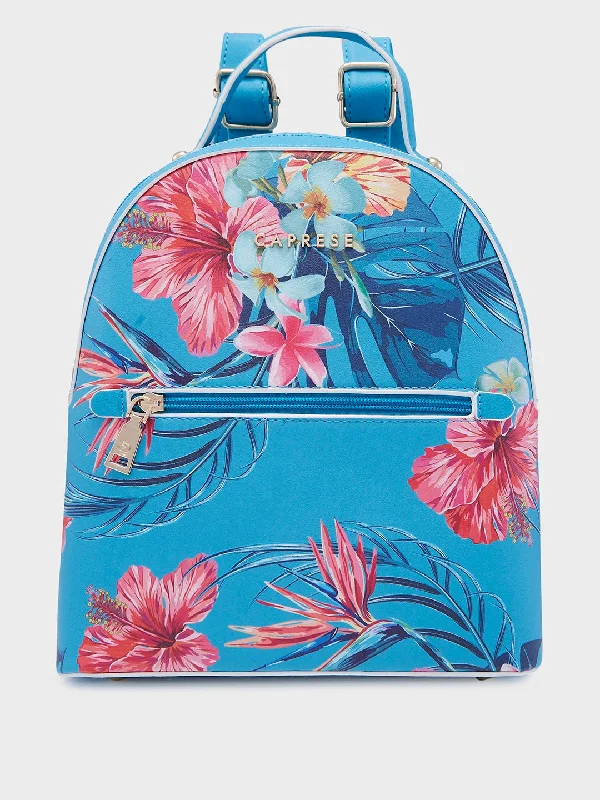 Caprese Renee Fashion Backpack Medium | Women's Stylish Backpack Blue