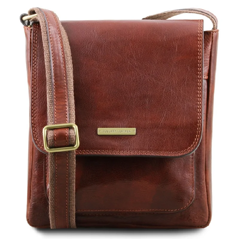 Jimmy Mens Crossbody Bag Leather Bag