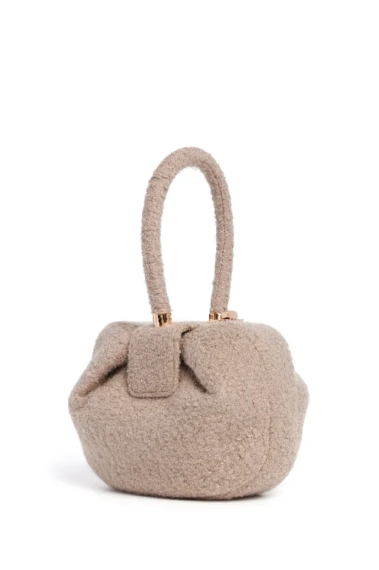 Nina Bag in Camel Cashmere Boucle