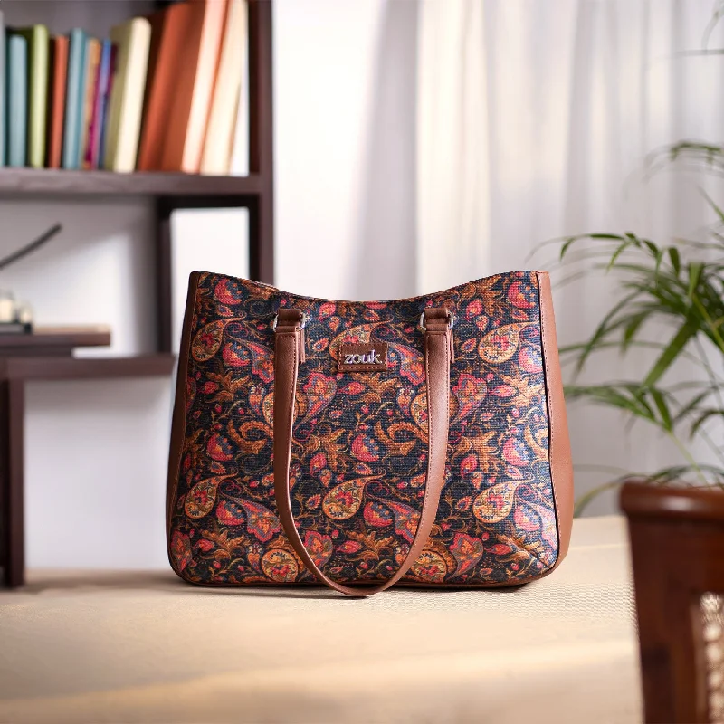 Paisley Print Getaway Tote Bag