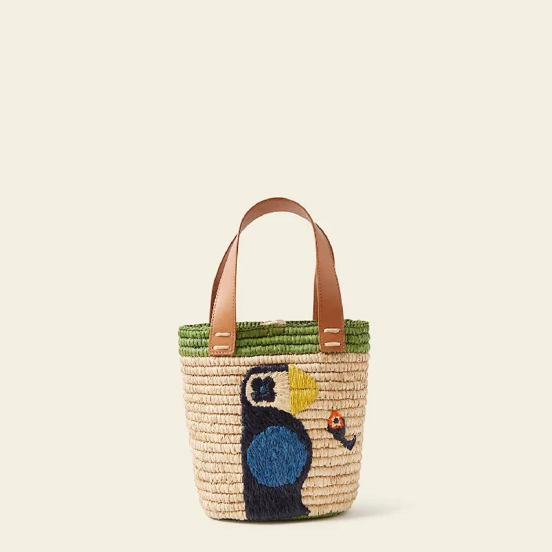 Sunday Mini Basket Bag - Puffin Green