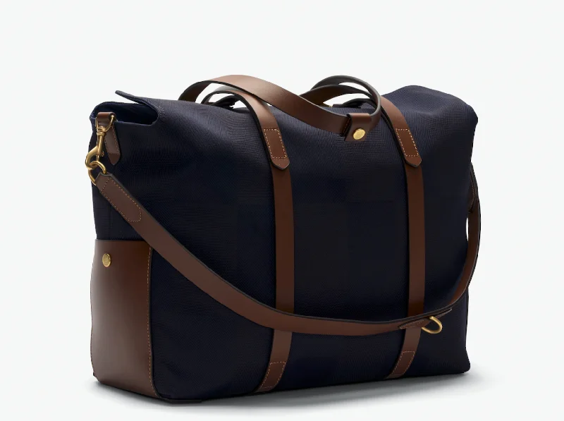 M/S Mega Tote - Pioneer Blue/Cuoio