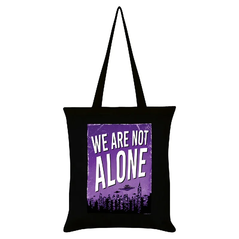 Grindstore We Are Not Alone Sci-Fi Tote Bag