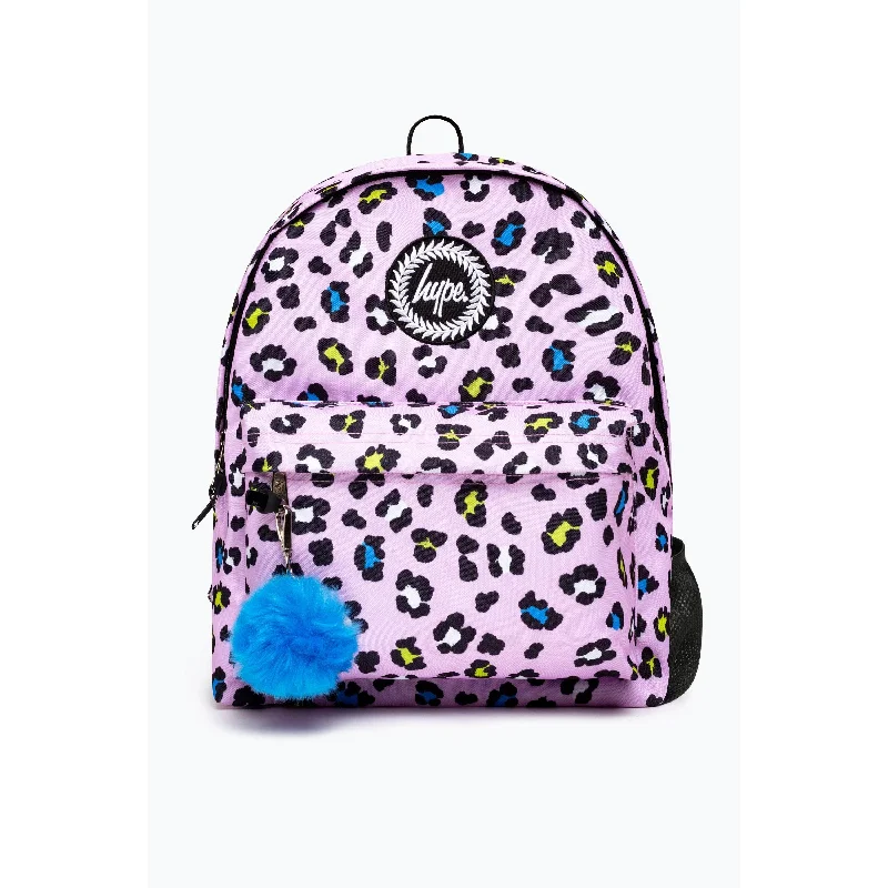 Hype Leopard Print Backpack