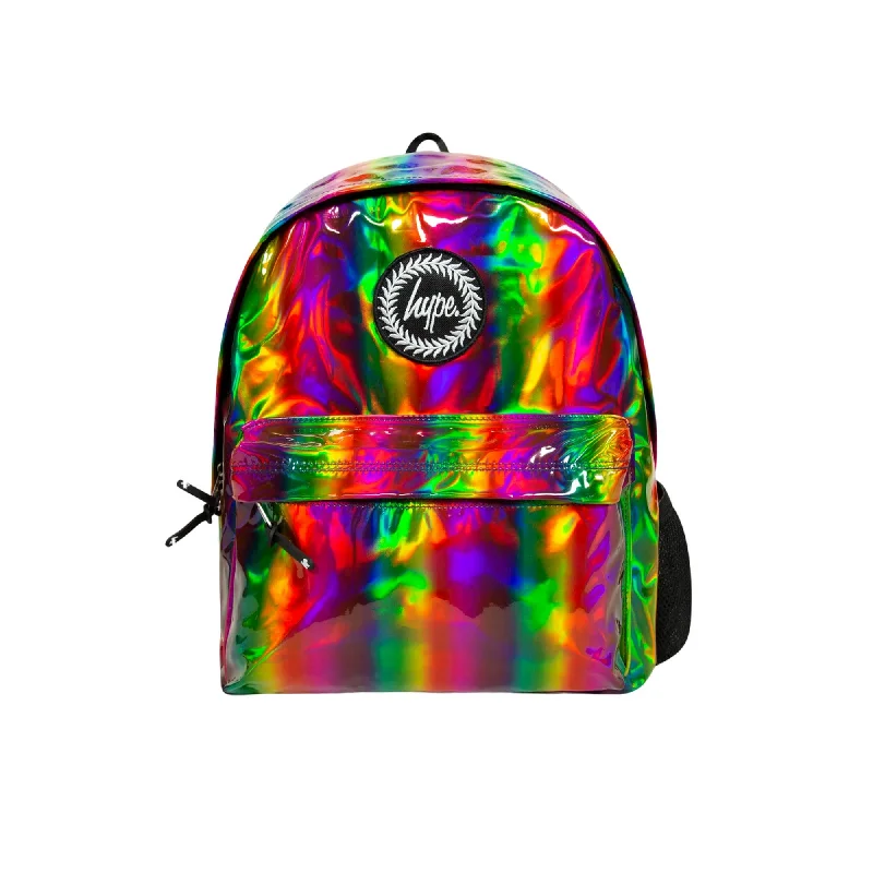 Hype Rainbow Holographic Backpack