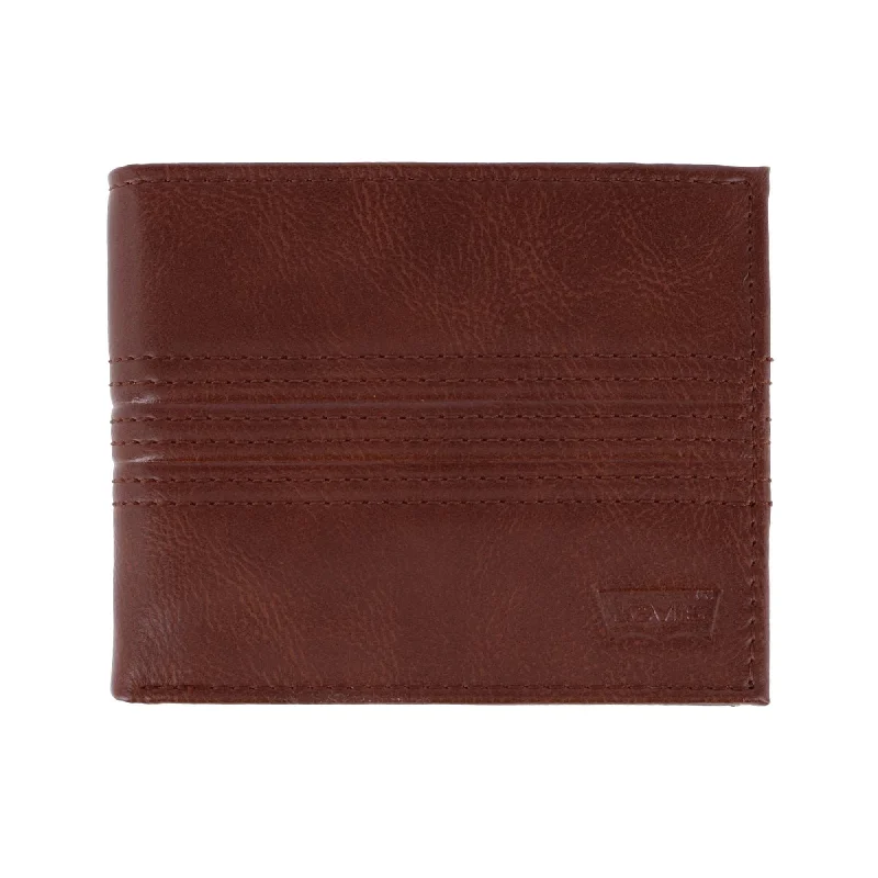 Levis Men's Leather Bifold Wallet