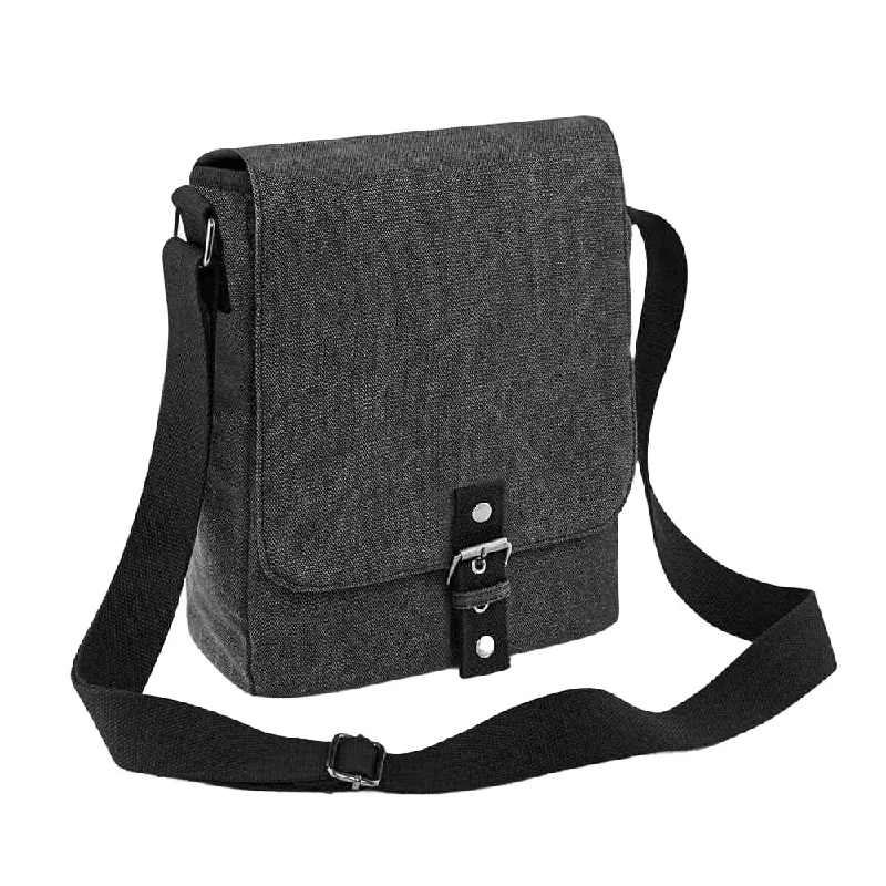 Quadra Contrast Detail Canvas Messenger Bag